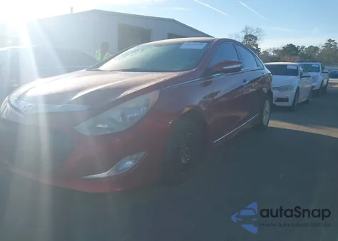 2013 Hyundai Sonata Hybrid z USA, uszkodzony, nr VIN KMHEC4A45DA070479